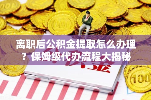 惠安离职后公积金提取怎么办理?保姆级代办流程大揭秘 惠安离职后公积金提取怎么办理?保姆级代办流程大揭秘